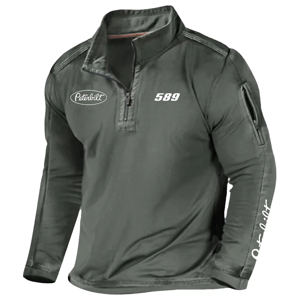 Peterbilt 589 Exclusive Logo Tactical Outdoor Sweatshirts, BIH13001CAPE589 Peterbilt 589 Sweatshirts