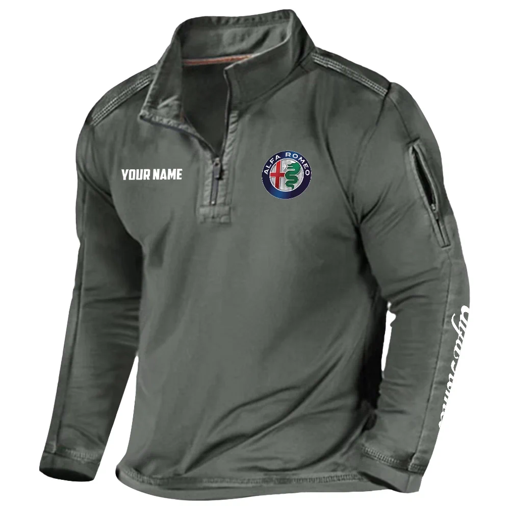 Alfa Romeo Exclusive Logo Tactical Outdoor Sweatshirts, OUFAH1300819AFZ Sweatshirt