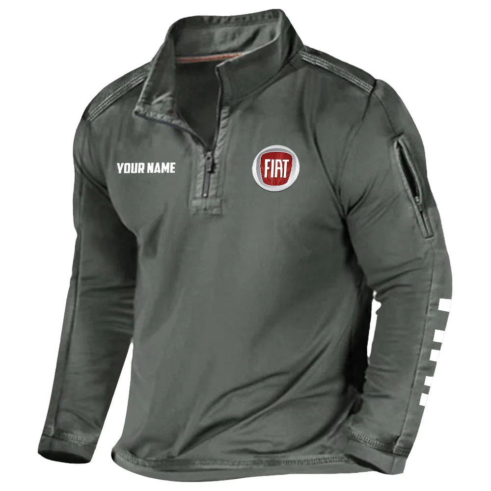 Fiat Exclusive Logo Tactical Outdoor Sweatshirts, OUFAH1300819FTZ Sweatshirt