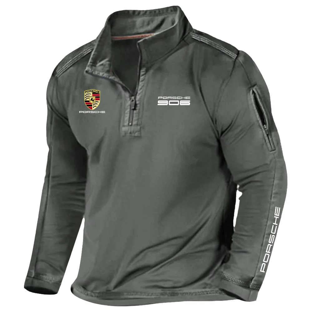 Porsche 906 Exclusive Logo Tactical Outdoor Sweatshirts, BIH130LXPOS906 Porsche 906 Sweatshirts