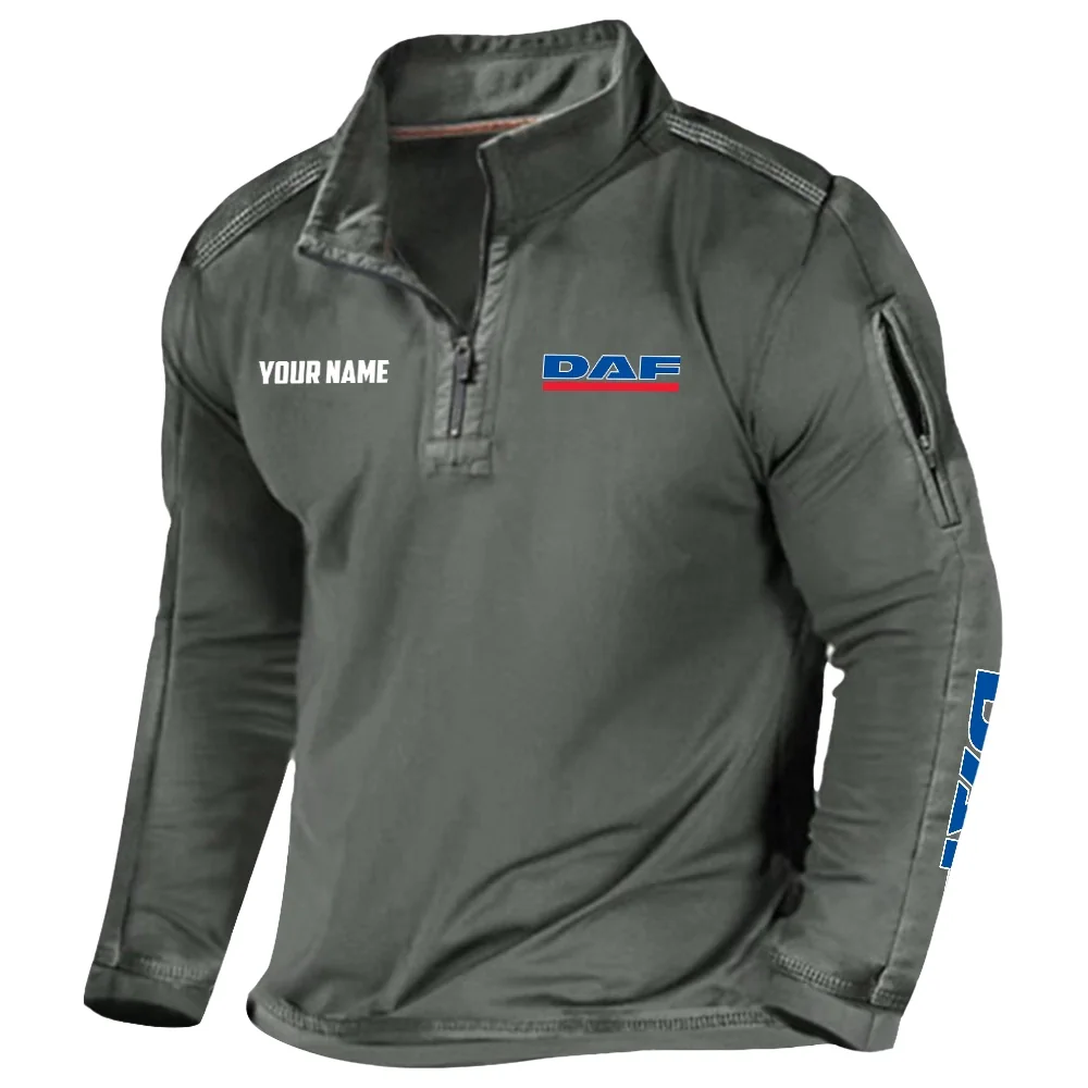 DAF Trucks Exclusive Logo Tactical Outdoor Sweatshirts, OUFAH1300819DAZ Sweatshirt