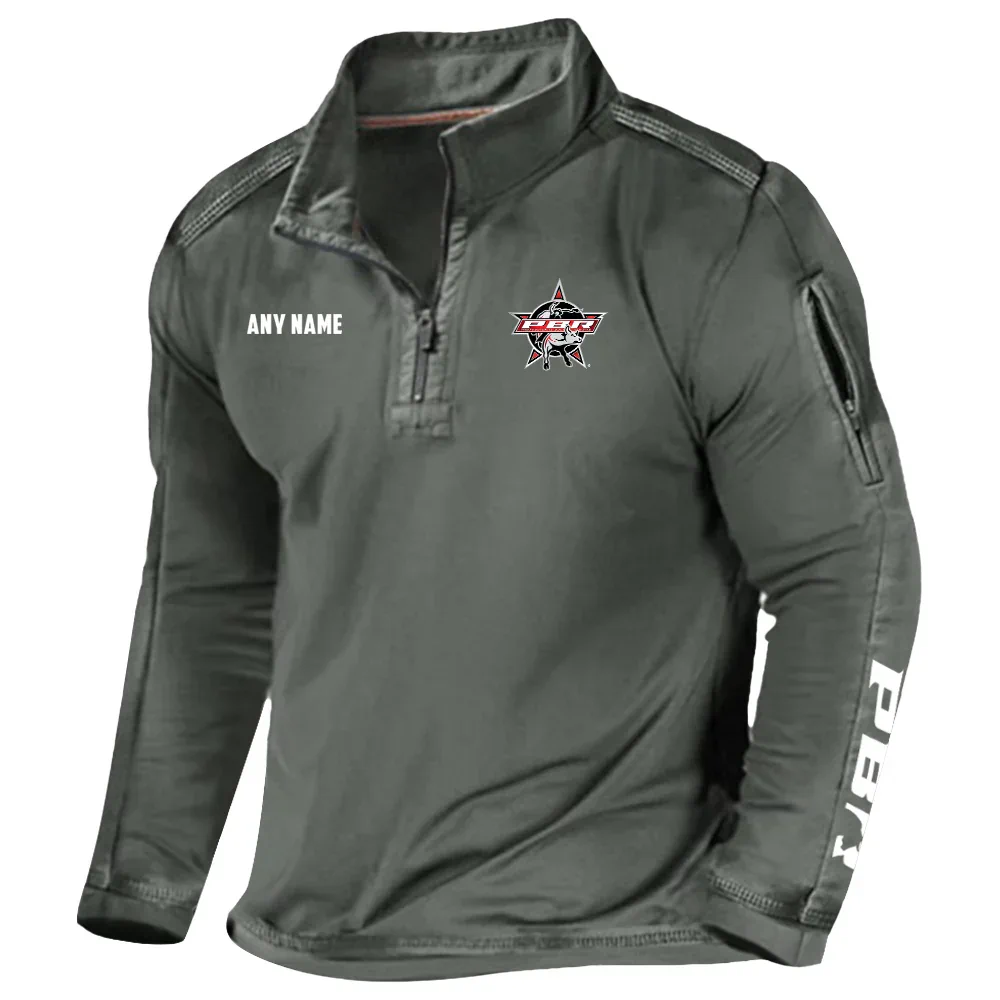 Professional Bull Riders Exclusive Logo Tactical Outdoor Sweatshirts, BIH13003PBRZZ Professional Bull Riders Sweatshirts