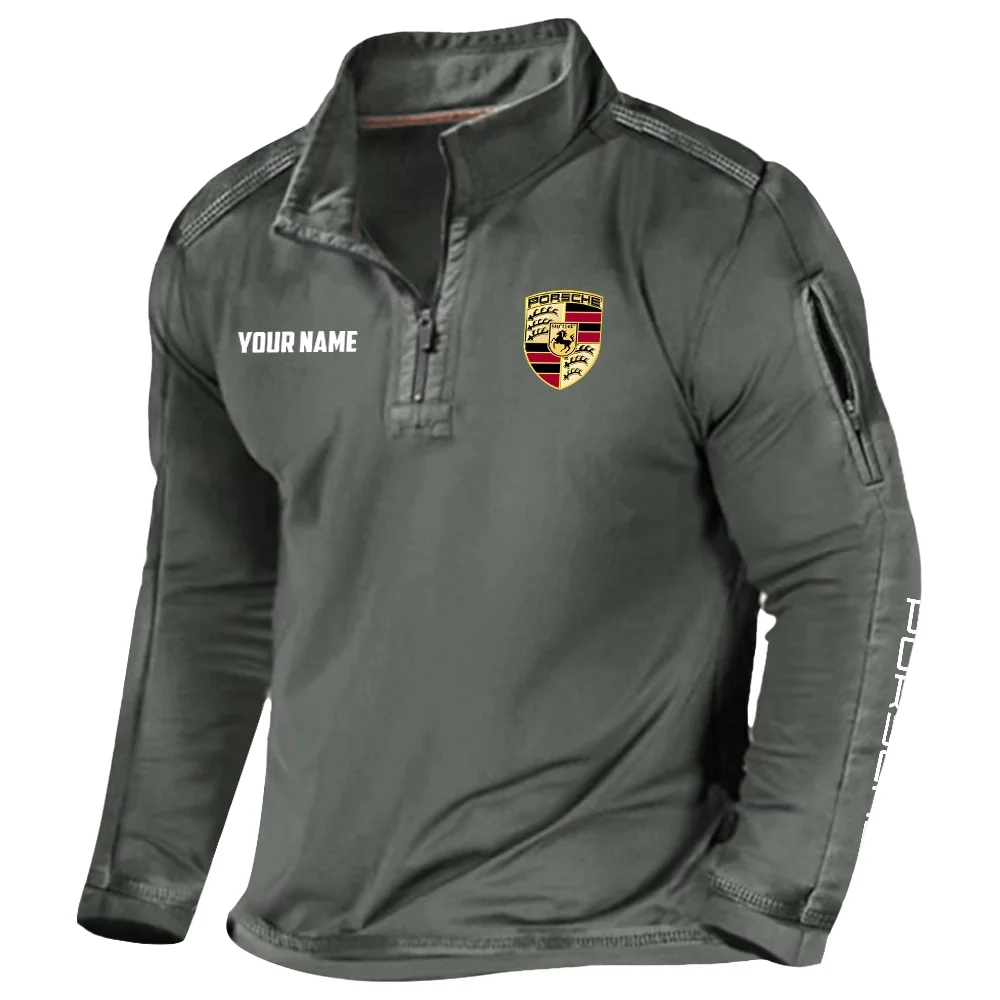Porsche Exclusive Logo Tactical Outdoor Sweatshirts, OUFAH1300819POSZ Sweatshirt